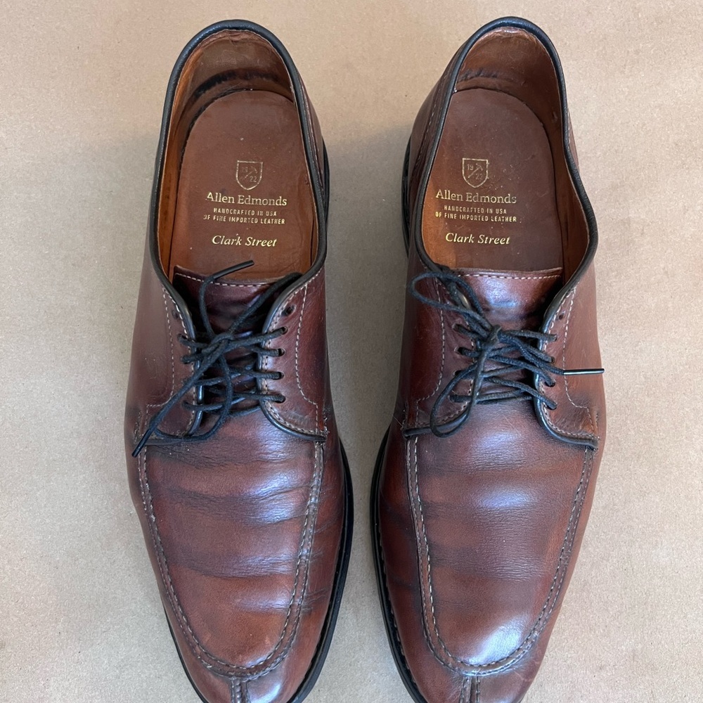 Allen Edmonds Brown Leather Oxfords